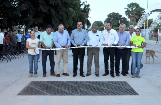 Inaugura Sergio Torres colector pluvial en la sindicatura de Costa Rica con una inversión de 6 mdp